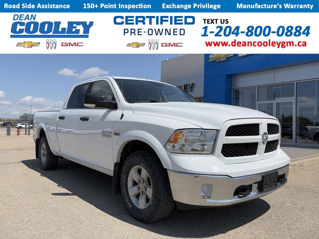 Used 2018 RAM 1500 OUTDOORSMAN for sale in Dauphin, MB