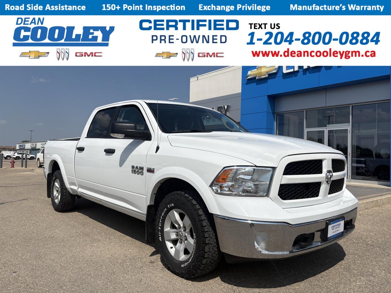 Used 2018 RAM 1500 OUTDOORSMAN for sale in Dauphin, MB