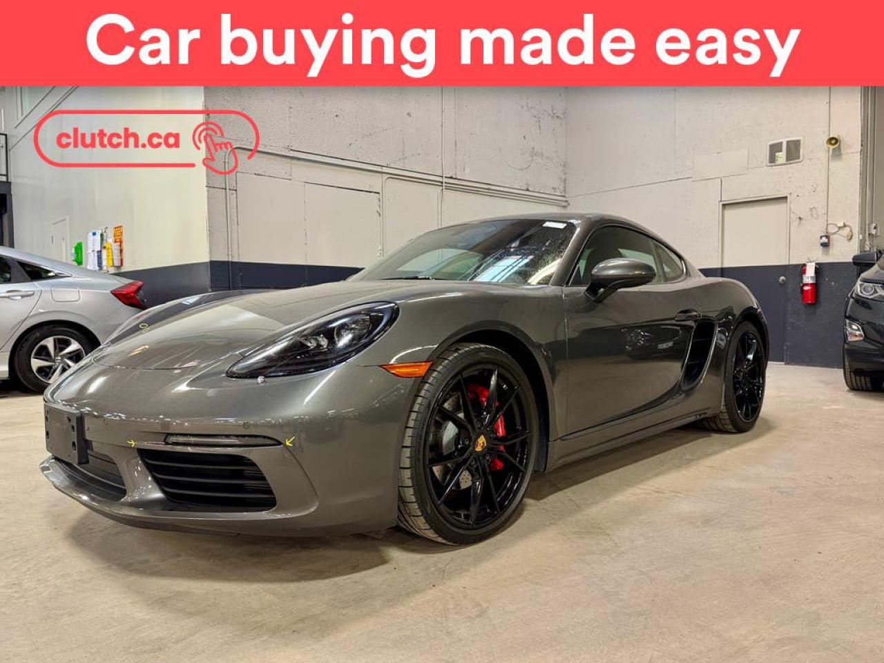 Used 2020 Porsche 718 Cayman S w/ Apple CarPlay, Heated Front Seats, Rearview Cam for sale in Toronto, ON