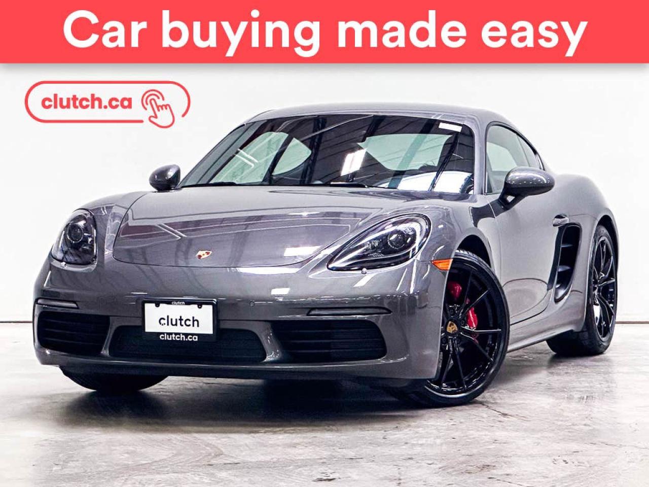 Used 2020 Porsche 718 Cayman S w/ Apple CarPlay, Heated Front Seats, Rearview Cam for sale in Toronto, ON