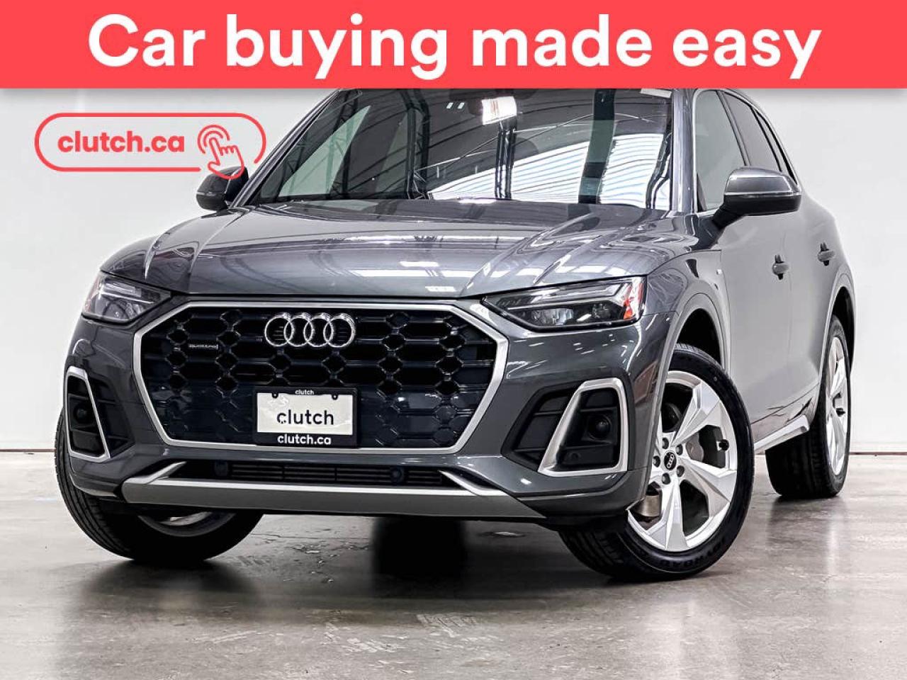 Used 2021 Audi Q5 45 Progressiv AWD w/ Apple CarPlay, Heated Front Seats, Rearview Cam for sale in Toronto, ON