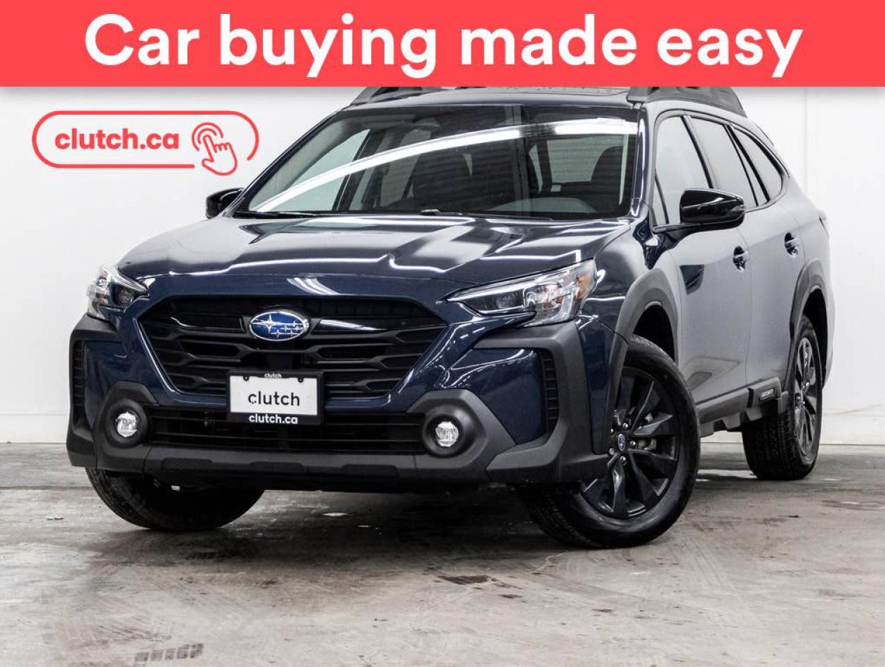 Used 2024 Subaru Outback Onyx AWD w/Apple CarPlay & Android Auto, Heated Front Seats, Backup Cam for sale in Toronto, ON