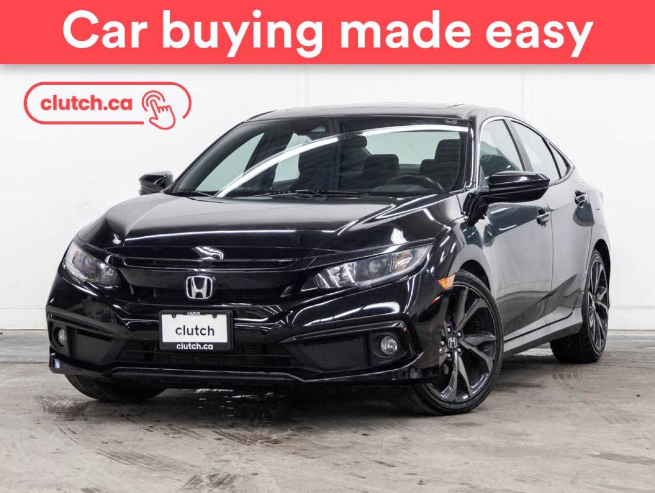 Used 2020 Honda Civic Sport w/Apple Carplay & Android Auto, Heated Front Seats, Backup Cam for sale in Toronto, ON