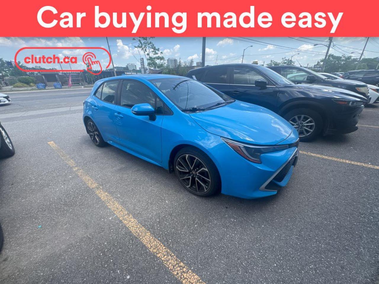 Used 2019 Toyota Corolla Hatchback XSE w/ Apple CarPlay, Heated Front Seats, Rearview Cam for sale in Toronto, ON