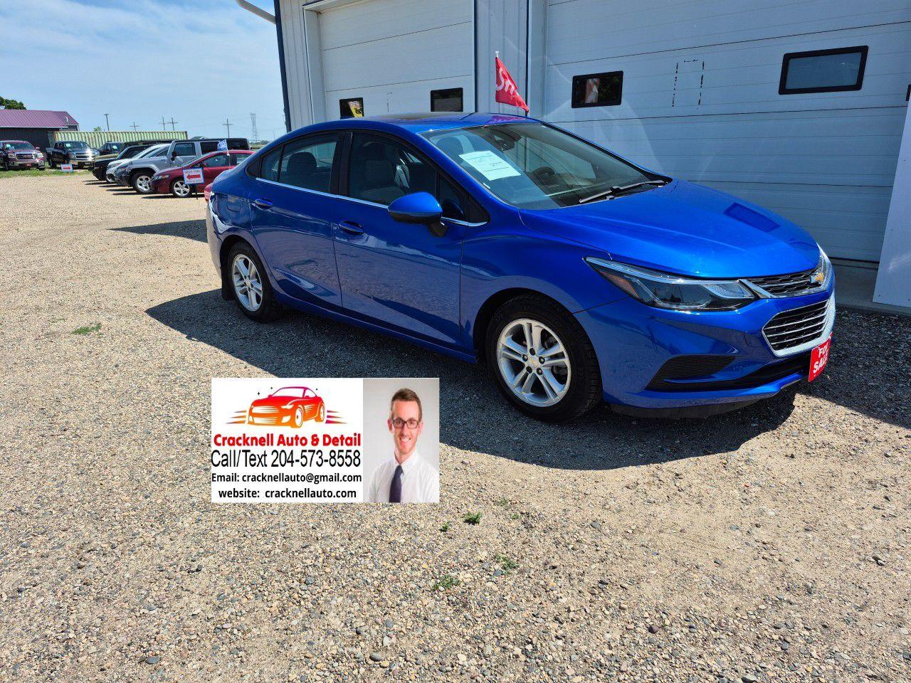 Used 2017 Chevrolet Cruze Sedan LT (Automatic) for sale in Carberry, MB
