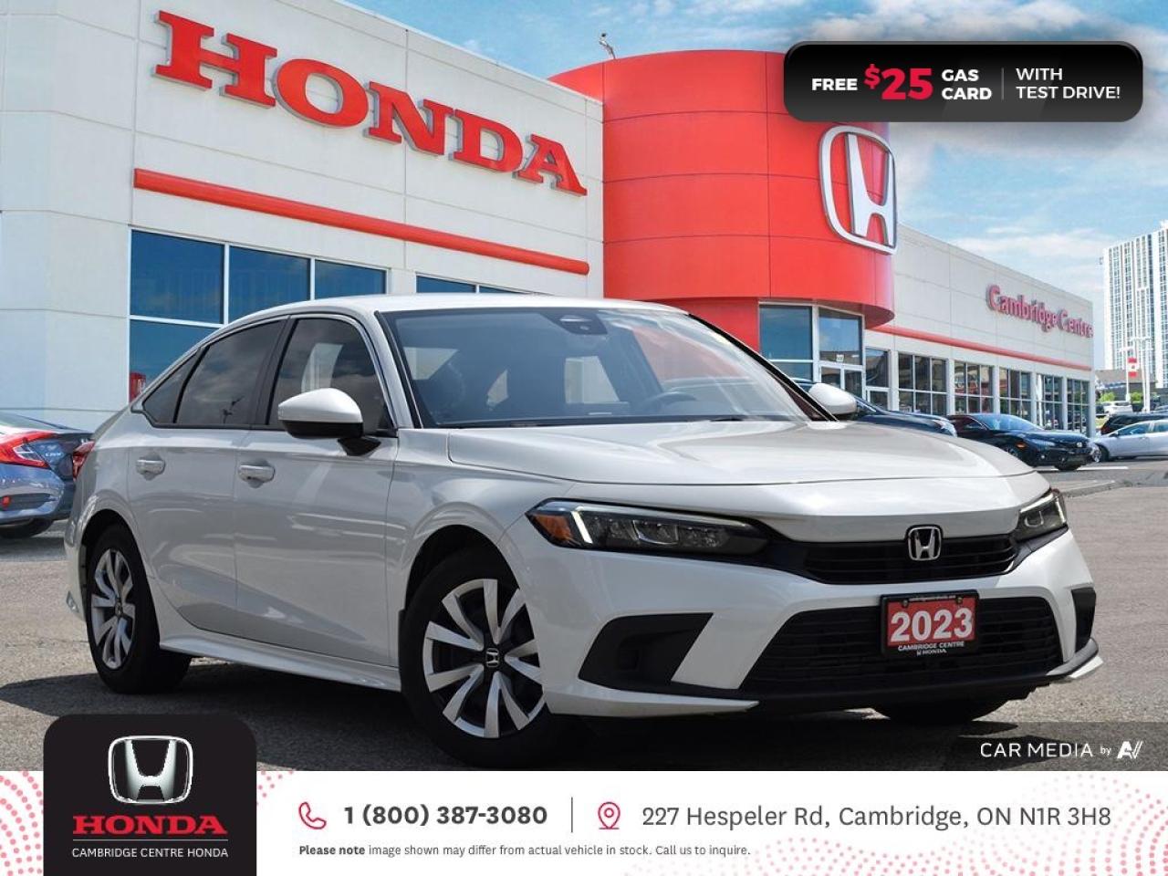 Used 2023 Honda Civic LX REMOTE STARTER | REARVIEW CAMERA | APPLE CARPLAY™/ANDROID AUTO™ for sale in Cambridge, ON