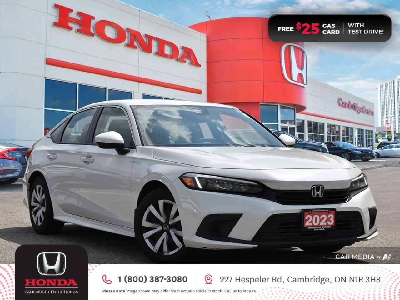Used 2023 Honda Civic LX HONDA SENSING TECHNOLOGIES | REARVIEW CAMERA | APPLE CARPLAY™/ANDROID AUTO™ for sale in Cambridge, ON