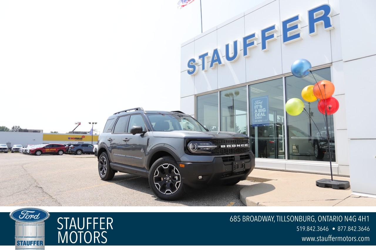 New 2025 Ford Bronco Sport Outer Banks 4X4 for sale in Tillsonburg, ON