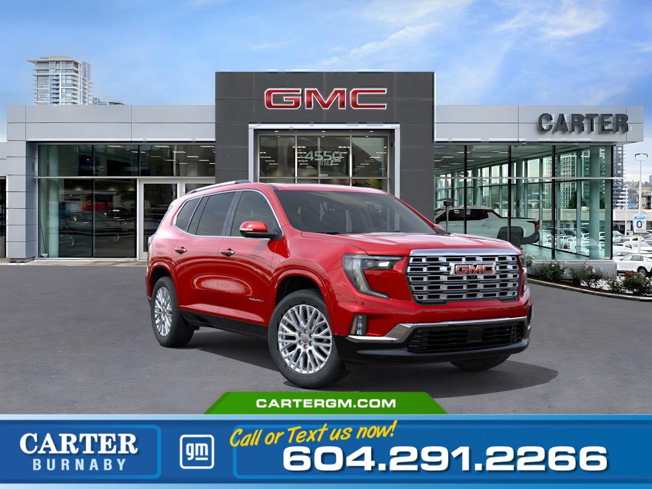 New 2025 GMC Acadia  for sale in Burnaby, BC