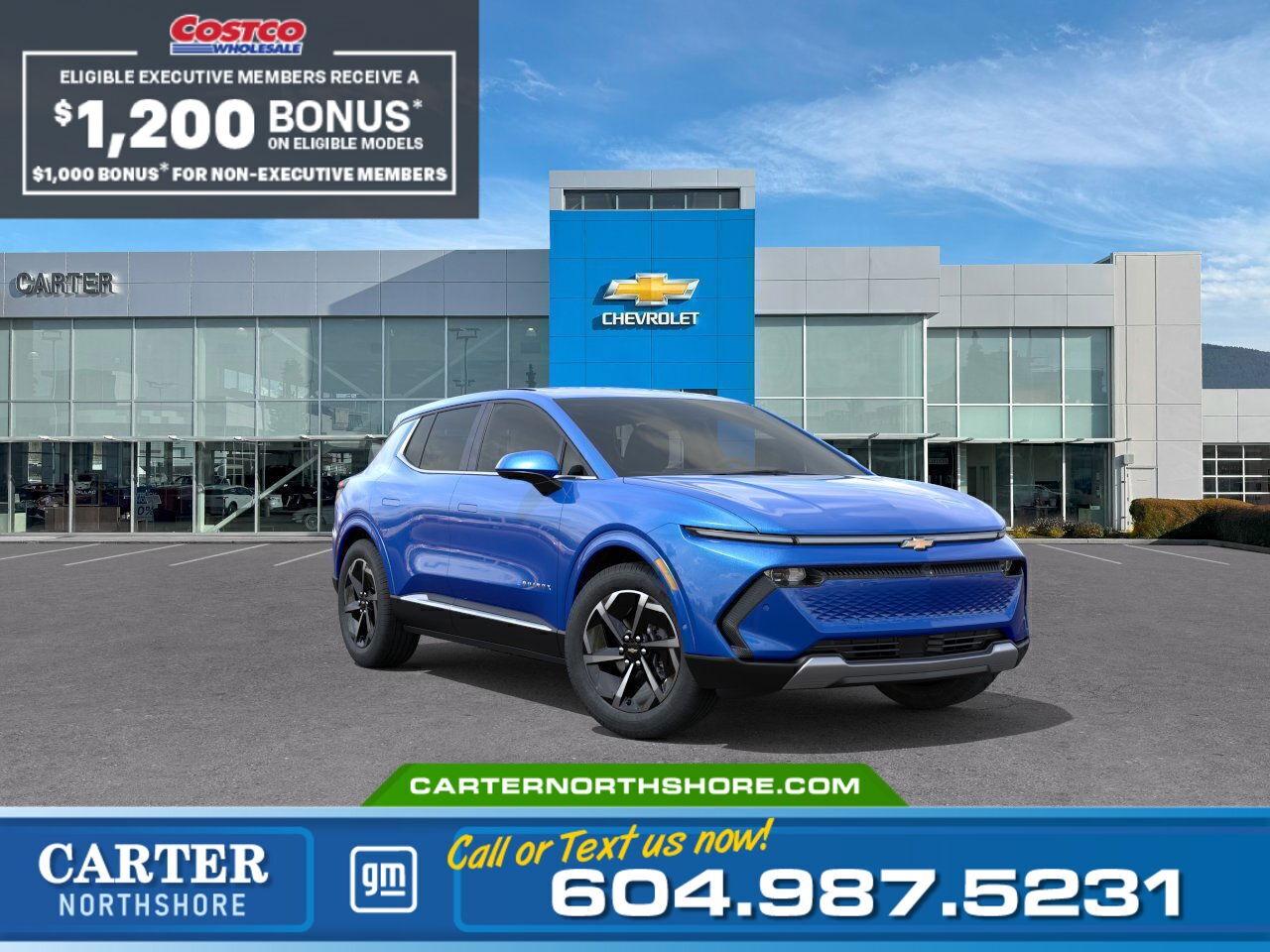 New 2025 Chevrolet Equinox EV 2LT AWD | Costco Members get $1,200 Discount for sale in North Vancouver, BC
