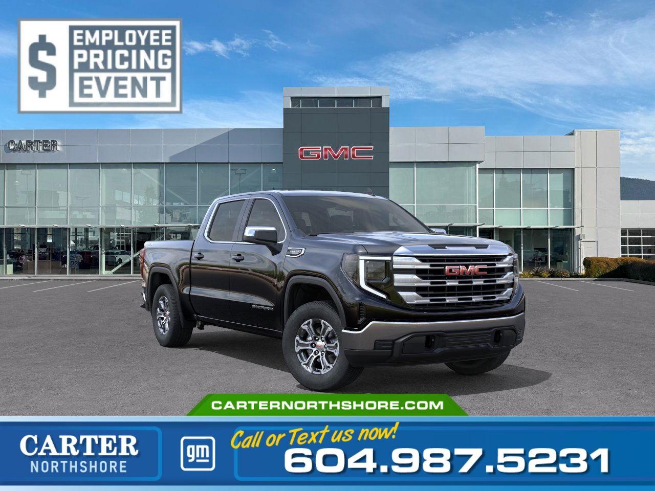 New 2025 GMC Sierra 1500 SLE 4WD | Alum Wheels/Driver Assist Pkg for sale in North Vancouver, BC