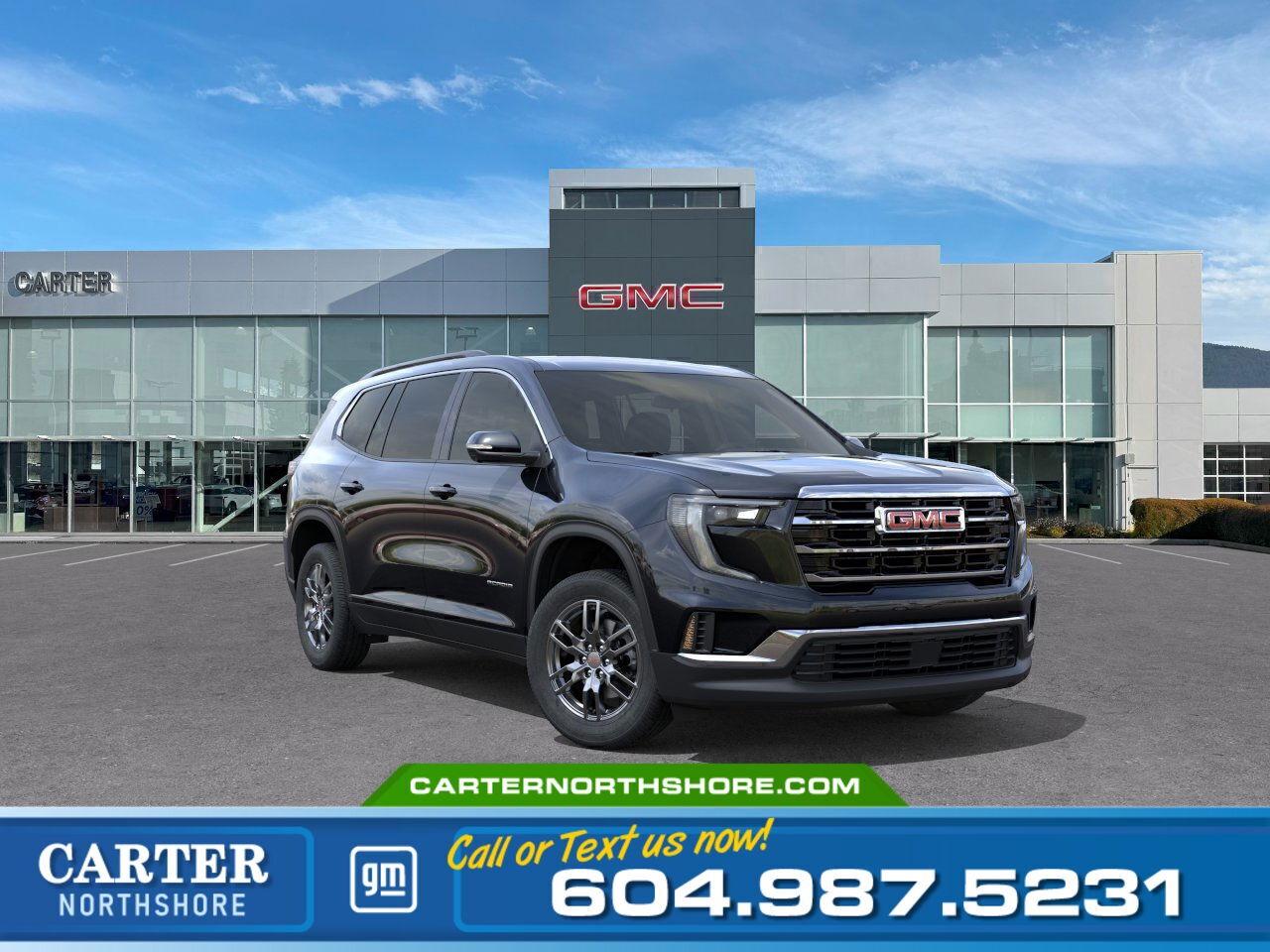 New 2025 GMC Acadia ELEVATION AWD | Alum Wheels/Sunroof/Vented Seats for sale in North Vancouver, BC