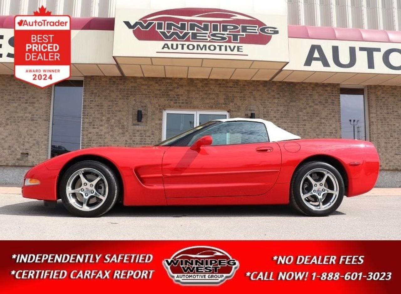 Used 2004 Chevrolet Corvette CONVERTIBLE 3LT, AUTO, LOADED, LOW KMS, AS NEW! for sale in Headingley, MB