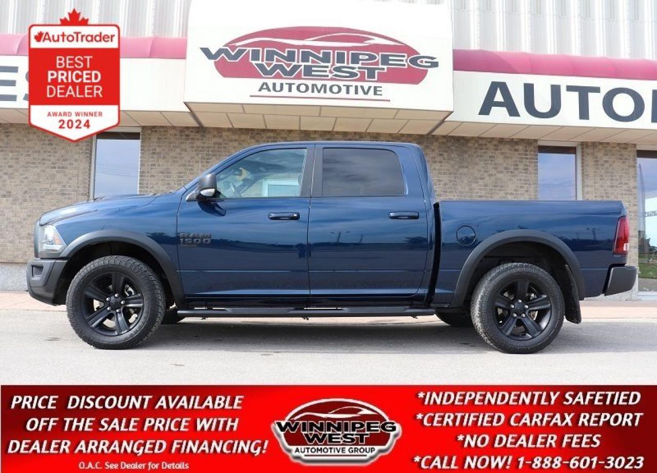 Used 2022 RAM 1500 Classic WARLOCK EDITION CREW 4X4, LOADED/AS NEW/SHARP! for sale in Headingley, MB