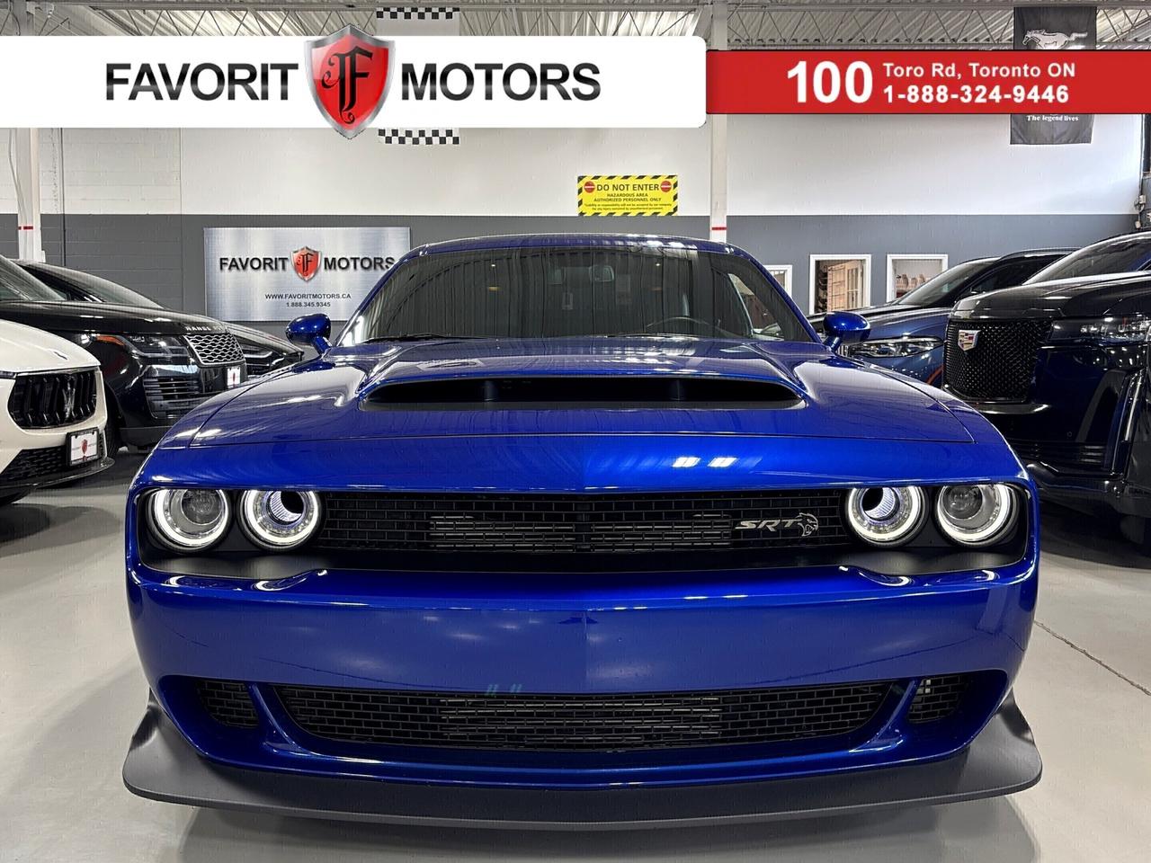**MONTH-END SPECIAL!** - - > | NO LUXURY TAX | < - - FEATURING : 797 HORSEPOWER 707 TORQUE, 6.2L V8 HEMI SUPERCHARGED, RWD, WIDEBODY, SRT BREMBO BRAKES, CHILLER FEATURE, CARBON INTERIOR TRIMS, REMOTE START, PERFORMANCE PAGES, PERFORMANCE DISPLAYS, LAUNCH CONTROL, TRACK MODE, MULTI DRIVE MODES, HIGHLY EQUIPPED, EXTREMELY CLEAN! FINISHED IN BLUE ON MATCHING BLACK INTERIOR, SRT STITCHED LAGUNA LEATHER SEATS, HEATED/COOLED SEATS, HEATED STEERING WHEEL, HEATED MIRRORS, NAVIGATION SYSTEM, BACKUP CAMERA, PARKING SENSORS, BLIND SPOT ALERT, AM, FM, SATELLITE, USB, AUX, BLUETOOTH, PREMIUM SRT ALLOYS, STEERING WHEEL CONTROLS, PREMIUM HARMAN/KARDON SOUND SYSTEM, POWER OPTIONS, SUNROOF, REMOTE TRUNK, AND MUCH MORE!!!


**As per OMVIC regulations, this vehicle is not drivable, not certified and not e-tested. Certification is available for $899.** All our vehicles are in excellent condition and have been fully inspected by an in-house licensed mechanic.


The advertised price is a finance only price, if you wish to purchase the vehicle for cash additional $2,000 surcharge will apply. Applicable prices and special offers are subject to change with or without notice and shall be at the full discretion of Favorit Motors.