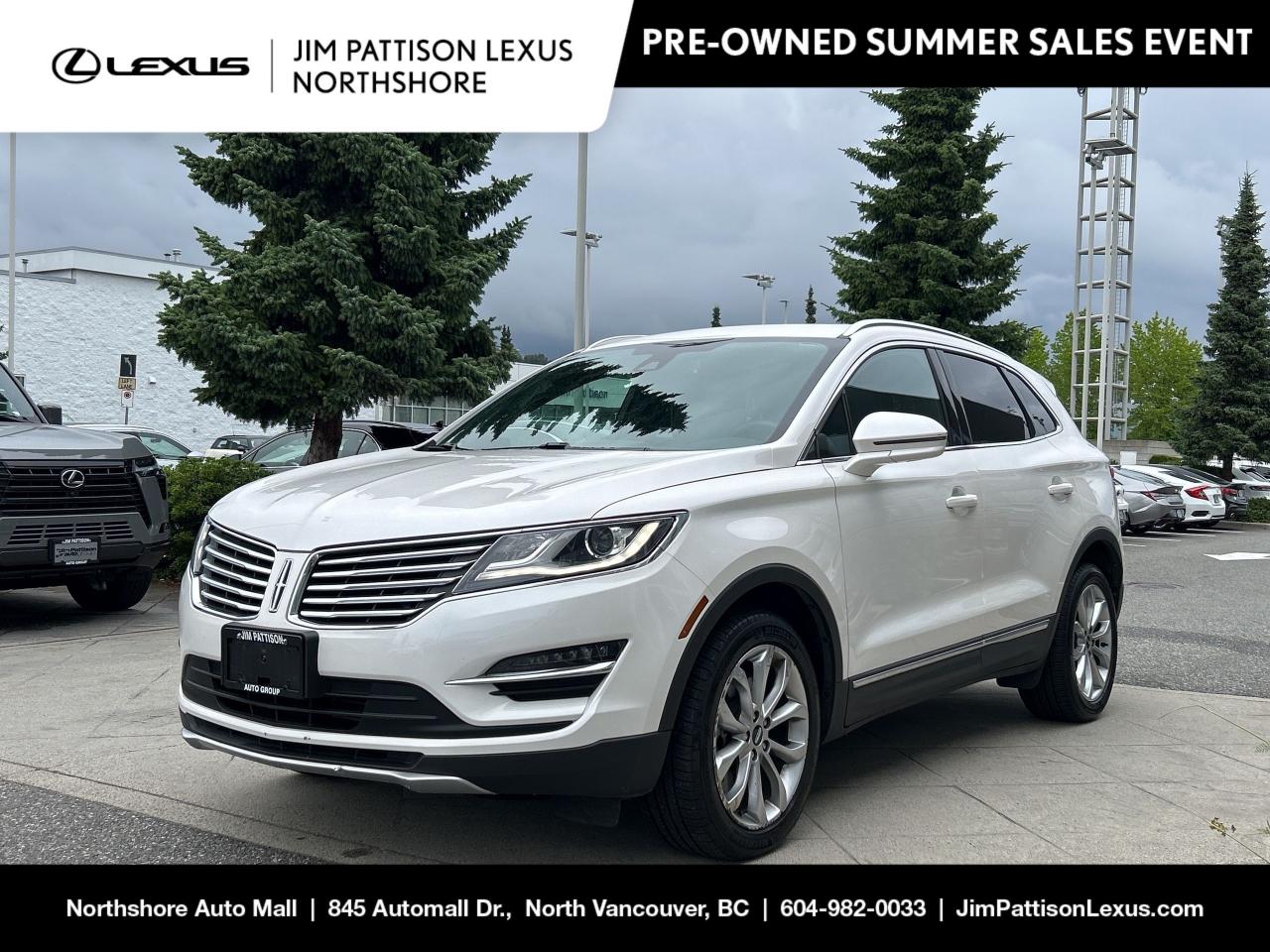 Used 2017 Lincoln MKC Select / Low Mileage / Luxury CUV  / Local Car for sale in North Vancouver, BC