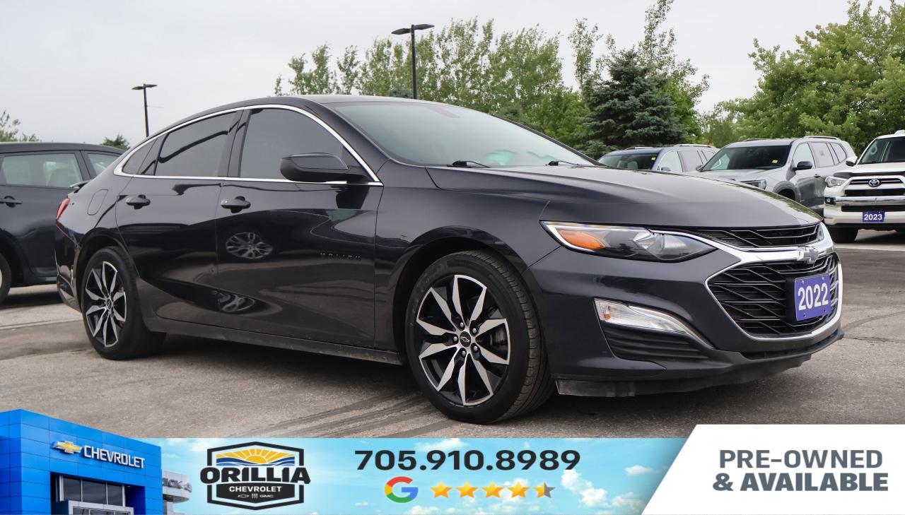 Used 2022 Chevrolet Malibu RS | MP3 Capability | for sale in Orillia, ON
