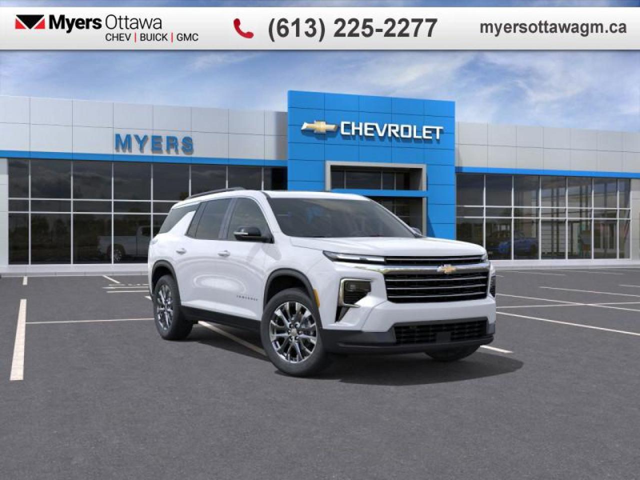 New 2025 Chevrolet Traverse LT  LT, SUN AND WHEEL PACKAGE, AWD for sale in Ottawa, ON