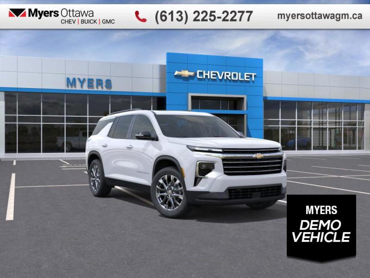Used 2025 Chevrolet Traverse LT  LT, SUN AND WHEEL PACKAGE, AWD for sale in Ottawa, ON