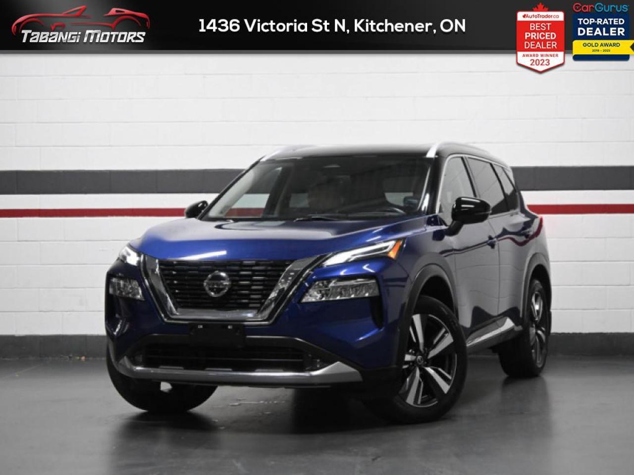 Used 2021 Nissan Rogue Platinum  No Accident Brown Leather HUD BOSE 360CAM Navigation Panoramic Roof Remote Start for sale in Mississauga, ON