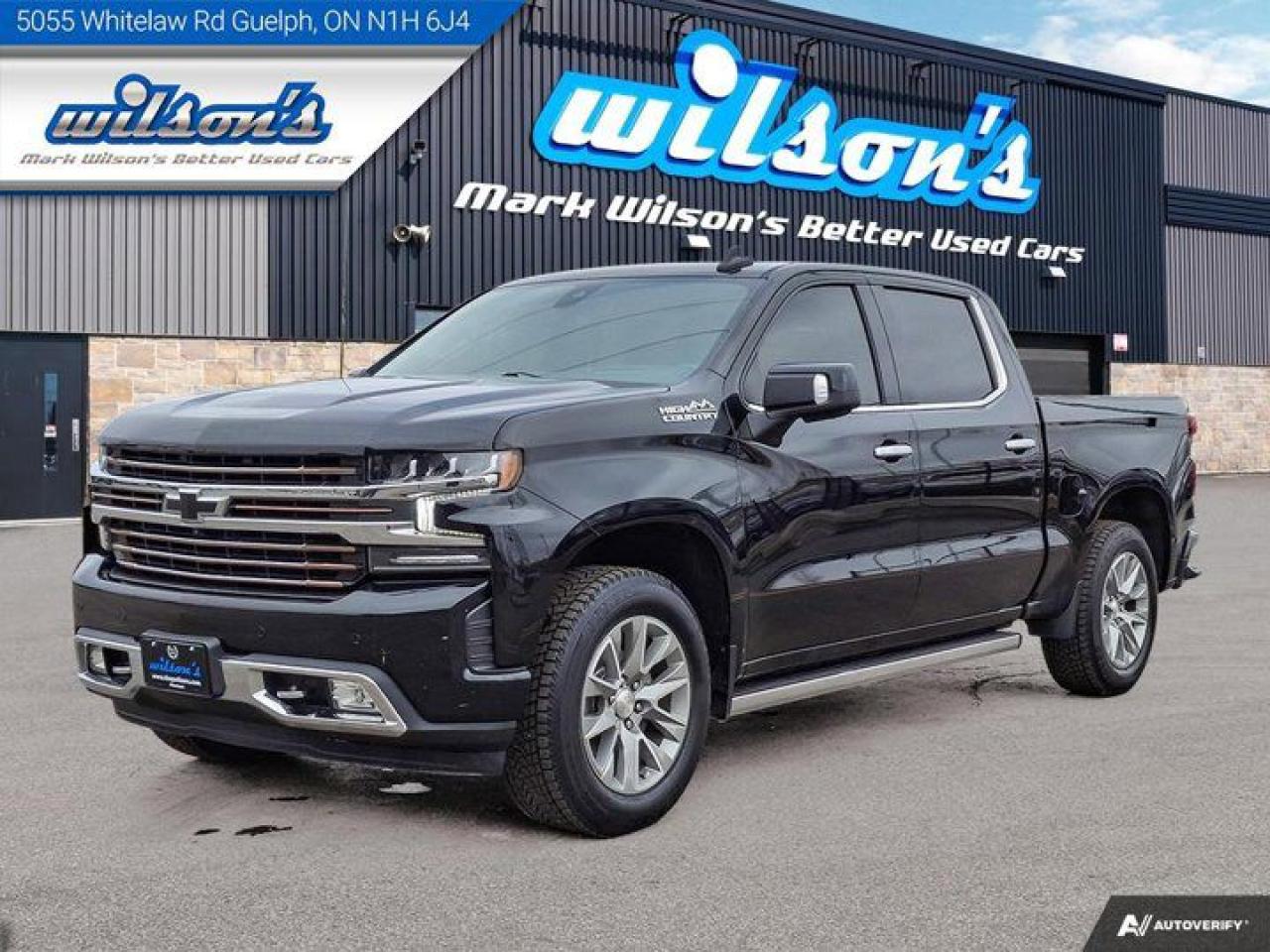 Used 2021 Chevrolet Silverado 1500 High Country Crew Cab 4WD | Leather | Sunroof | Adaptive Cruise | Heated + Ventilated Seats | for sale in Guelph, ON