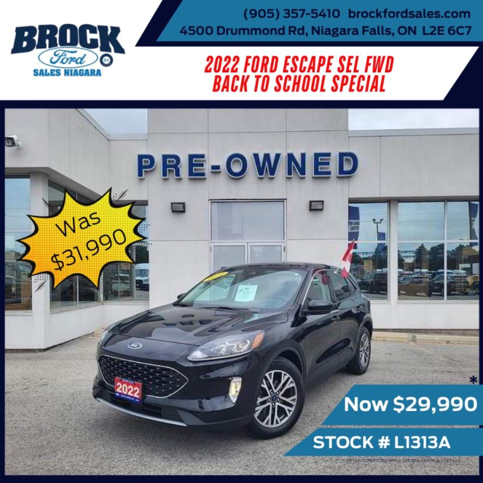 Used 2022 Ford Escape SEL FWD for sale in Niagara Falls, ON