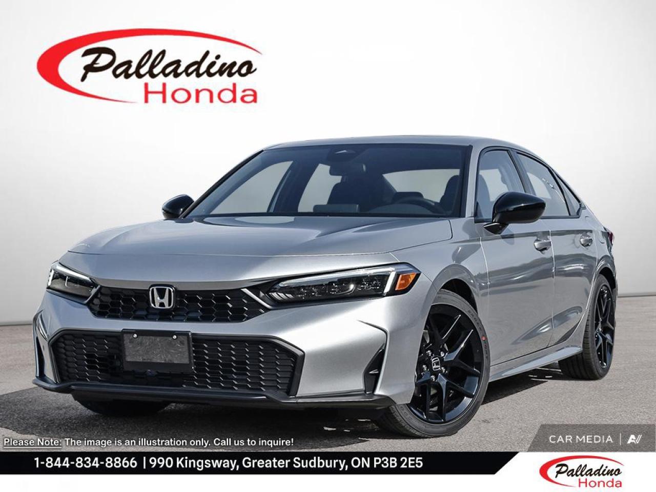 New 2026 Honda Civic Sedan Sport for sale in Greater Sudbury, ON
