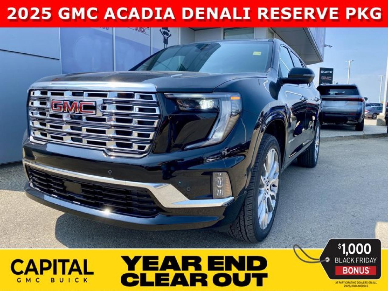 New 2025 GMC Acadia Denali AWD for sale in Edmonton, AB