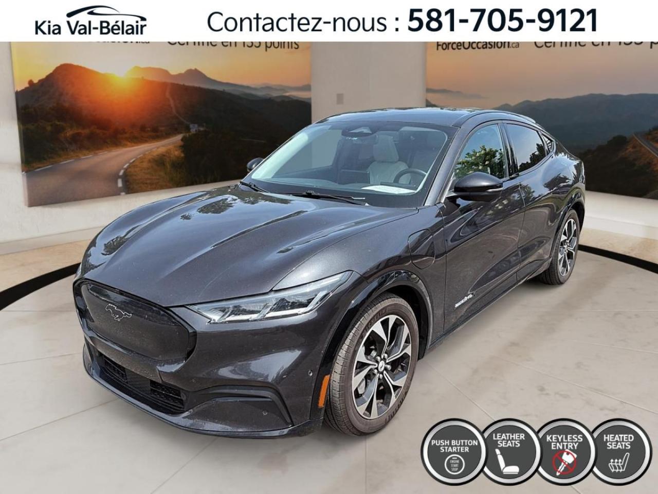 Used 2022 Ford Mustang Mach-E PREMIUM * AWD * 346HP * TOIT * CUIR * CAMERA * GPS for sale in Québec, QC