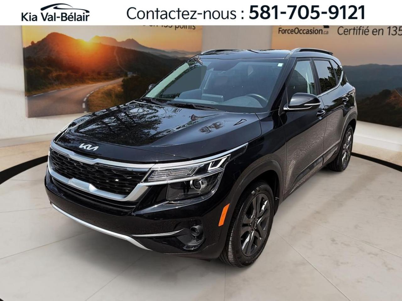 Used 2023 Kia Seltos EX * CUIR * CAMERA * CARPLAY * CRUISE * GPS * A/C for sale in Québec, QC