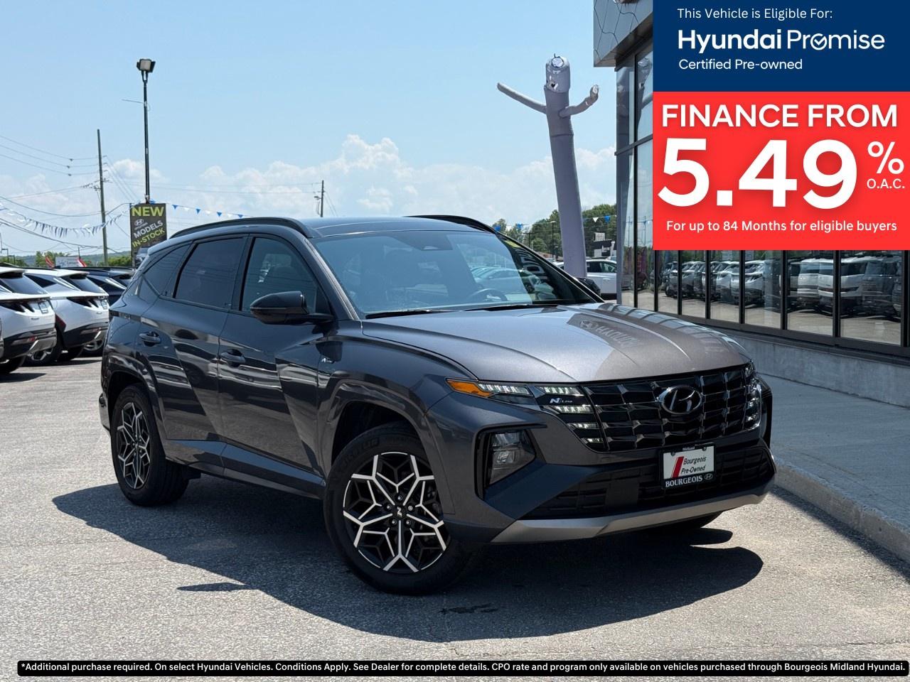 Used 2024 Hyundai Tucson Hybrid N Line AWD for sale in Midland, ON