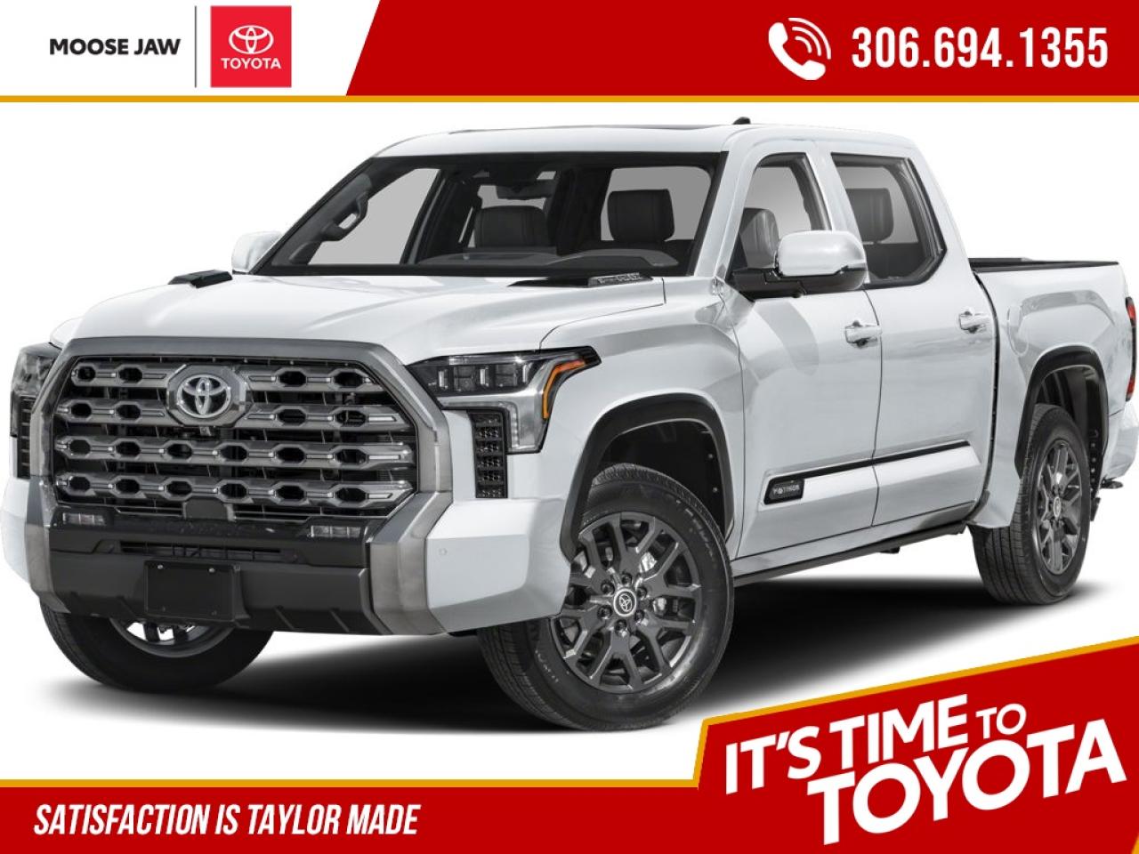 New 2025 Toyota Tundra HYBRID PLATINUM for sale in Moose Jaw, SK