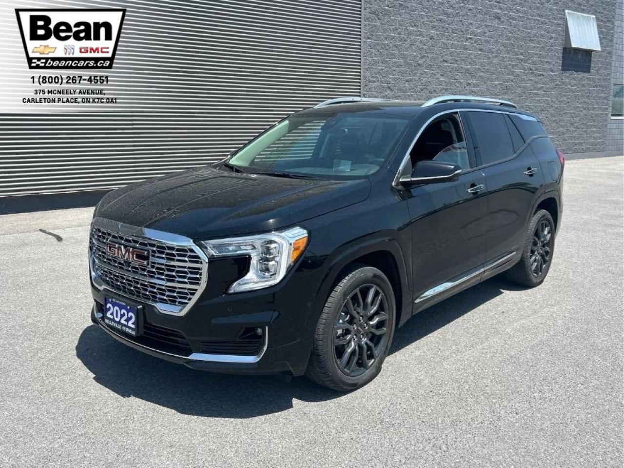 Used 2022 GMC Terrain Denali 1.5L 4CYL TURBO, DENALI AWD, BLACK DIAMOND EDITION, SKSCAPE SUNROOF, HEATED AND VENTILATED FRONT SEATS, HEATED REAR SEATS, HEATED STEERING WHEEL, REMOTE VEHICLE START, HUD, 19