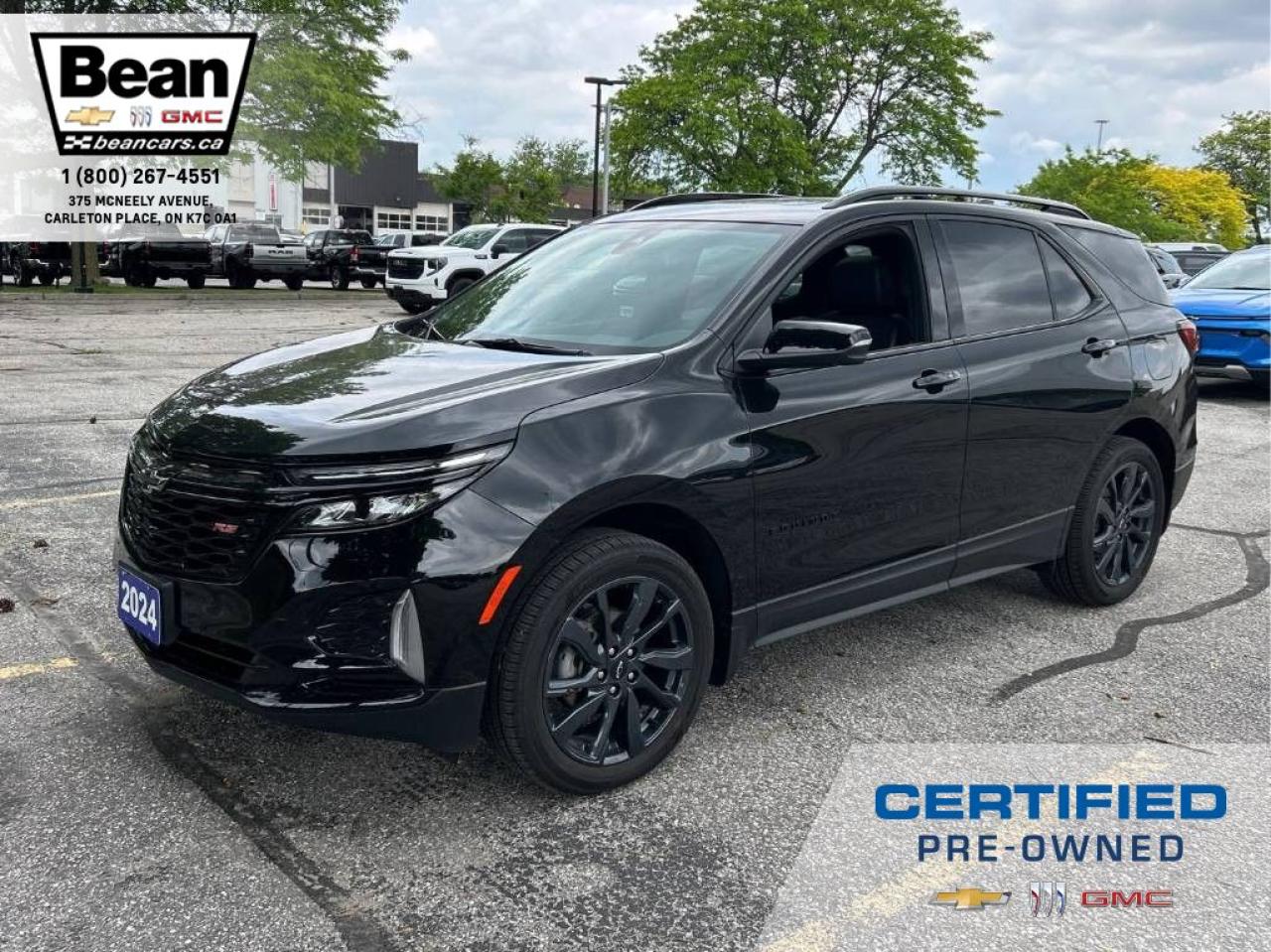 Used 2024 Chevrolet Equinox 1.5L 4CYL AWD RS, SUNROOF, HEATED SEATS, HEATED STEERING WHEEL, POWER LIFTGATE, BLACK BOWTIE EMBLEMS, SAFETY PACKAGE, 19