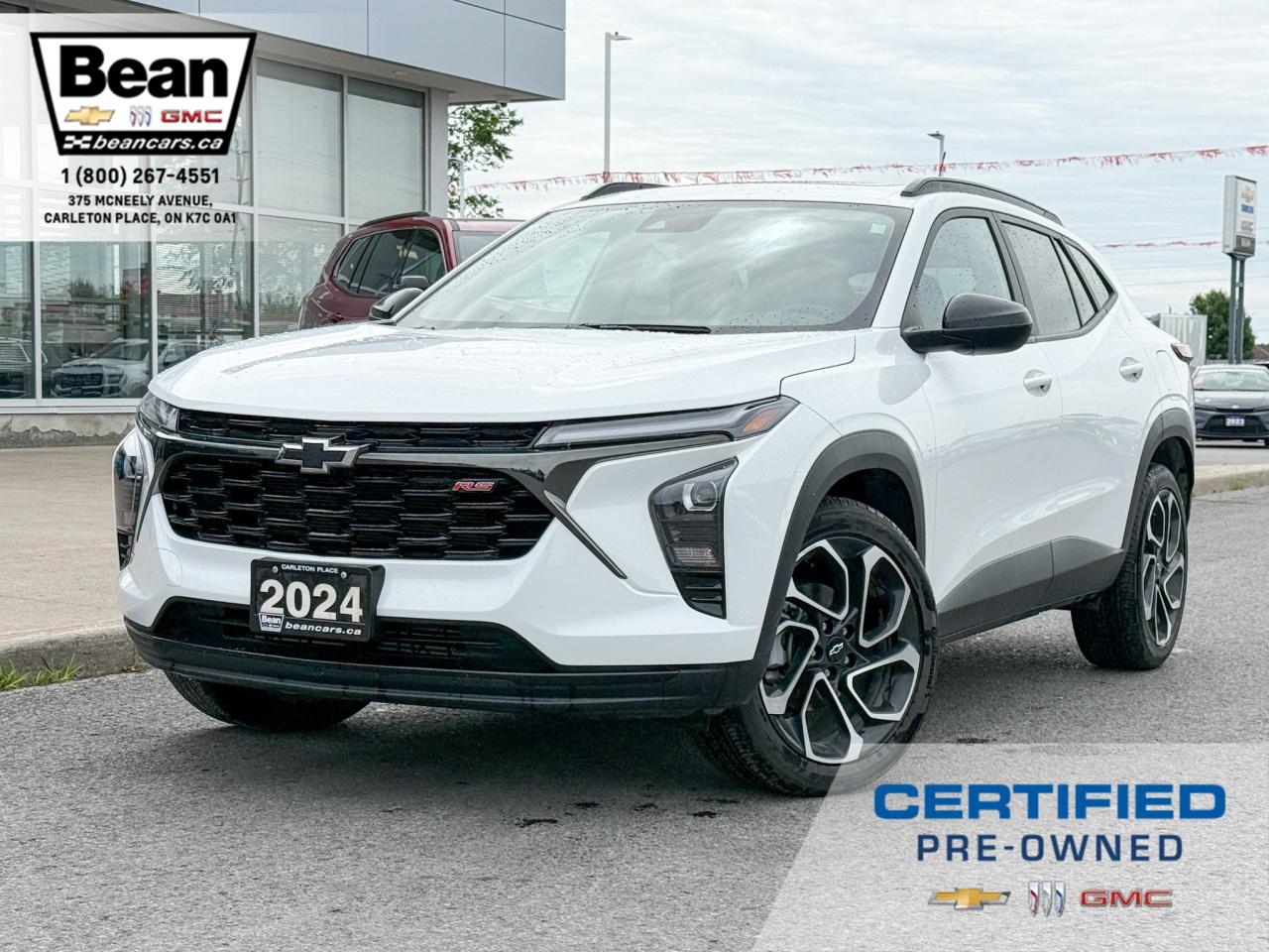 Used 2024 Chevrolet Trax 1.2L 3CYL TURBO FWD 2RS PACKAGE, SUNROOF, HEATED FRONT SEATS, REMOTE VEHICLE START, SAFETY PACKAGE, ADAPTIVE CRUISE CONTROL, 19