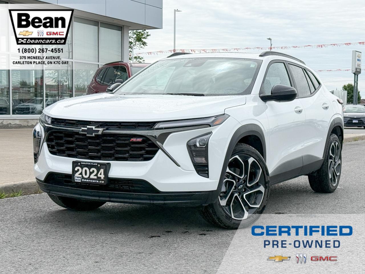 Used 2024 Chevrolet Trax 1.2L 3CYL TURBO FWD 2RS PACKAGE, SUNROOF, HEATED FRONT SEATS, REMOTE VEHICLE START, SAFETY PACKAGE, ADAPTIVE CRUISE CONTROL, 19