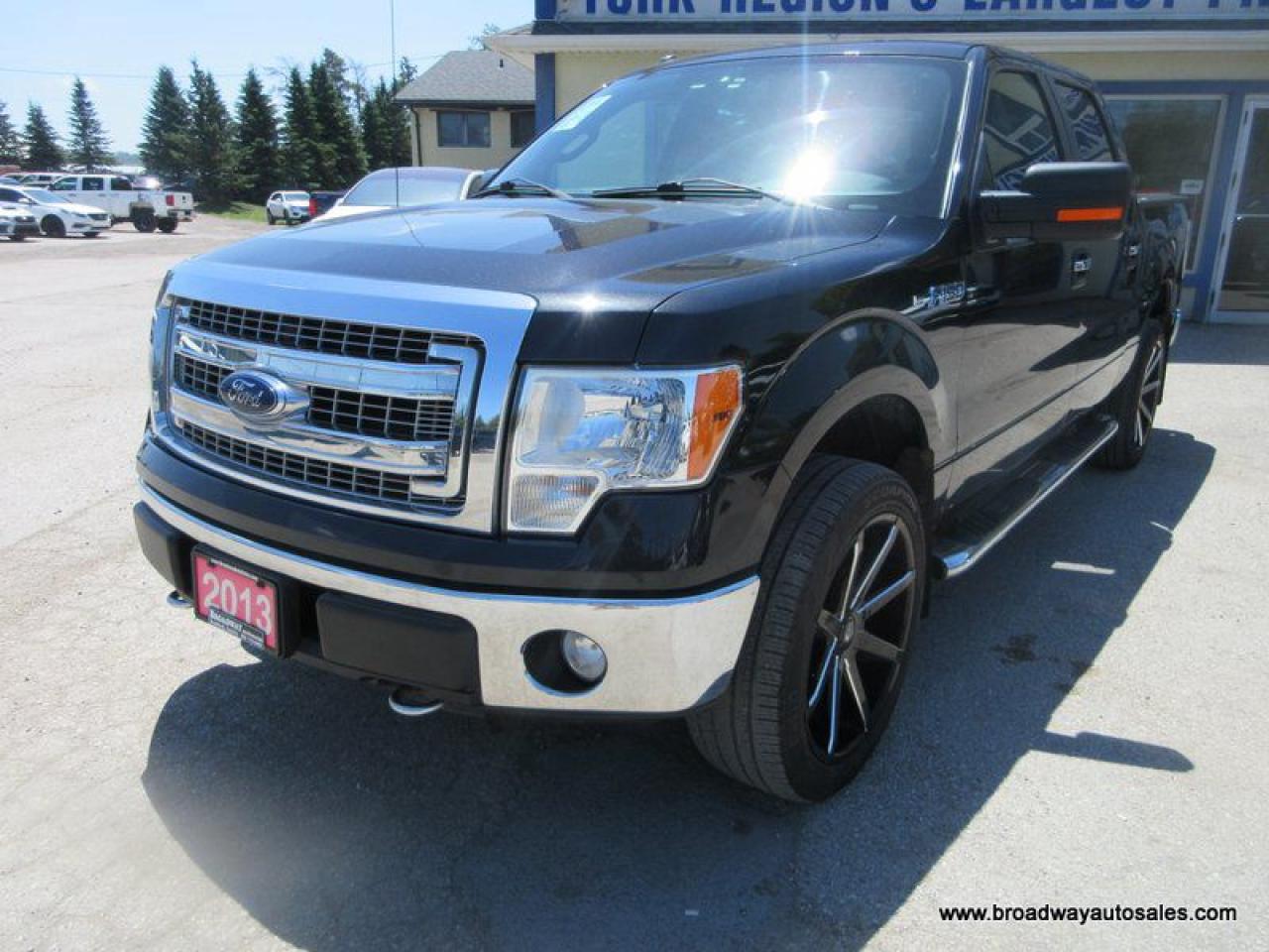 2013 Ford F-150 GREAT VALUE XLT-XTR-VERSION 6 PASSENGER 5.0L - V8.. 4X4.. CREW-CAB.. SHORTY.. TOUCH SCREEN DISPLAY.. BLUETOOTH SYSTEM.. BACK-UP CAMERA..