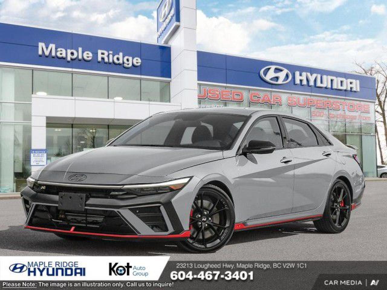 New 2025 Hyundai Elantra N Manual for sale in Maple Ridge, BC