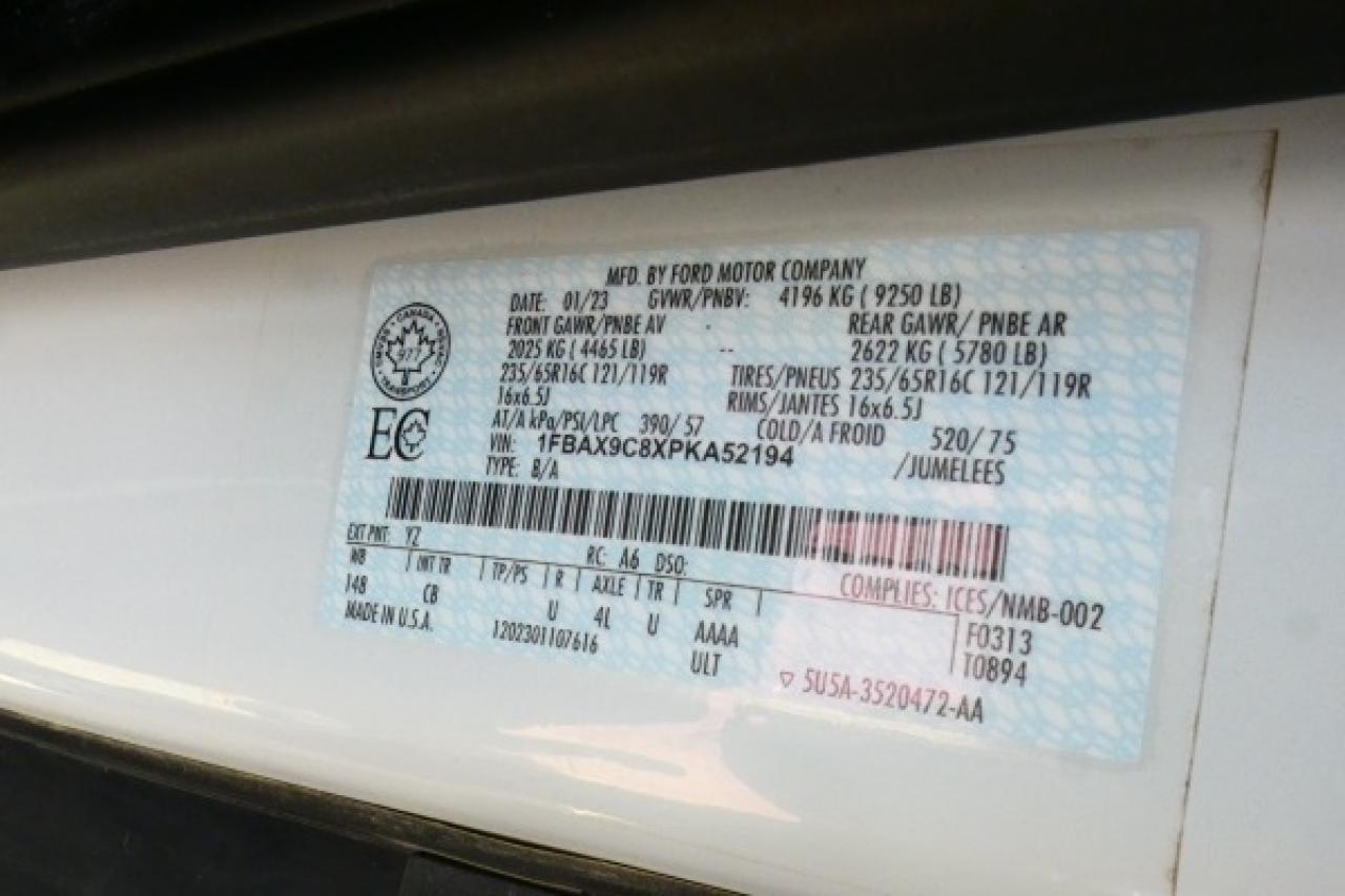 2023 Ford Transit T-350 Med Roof AWD 12 pass. van w/cloth seats - Photo #20