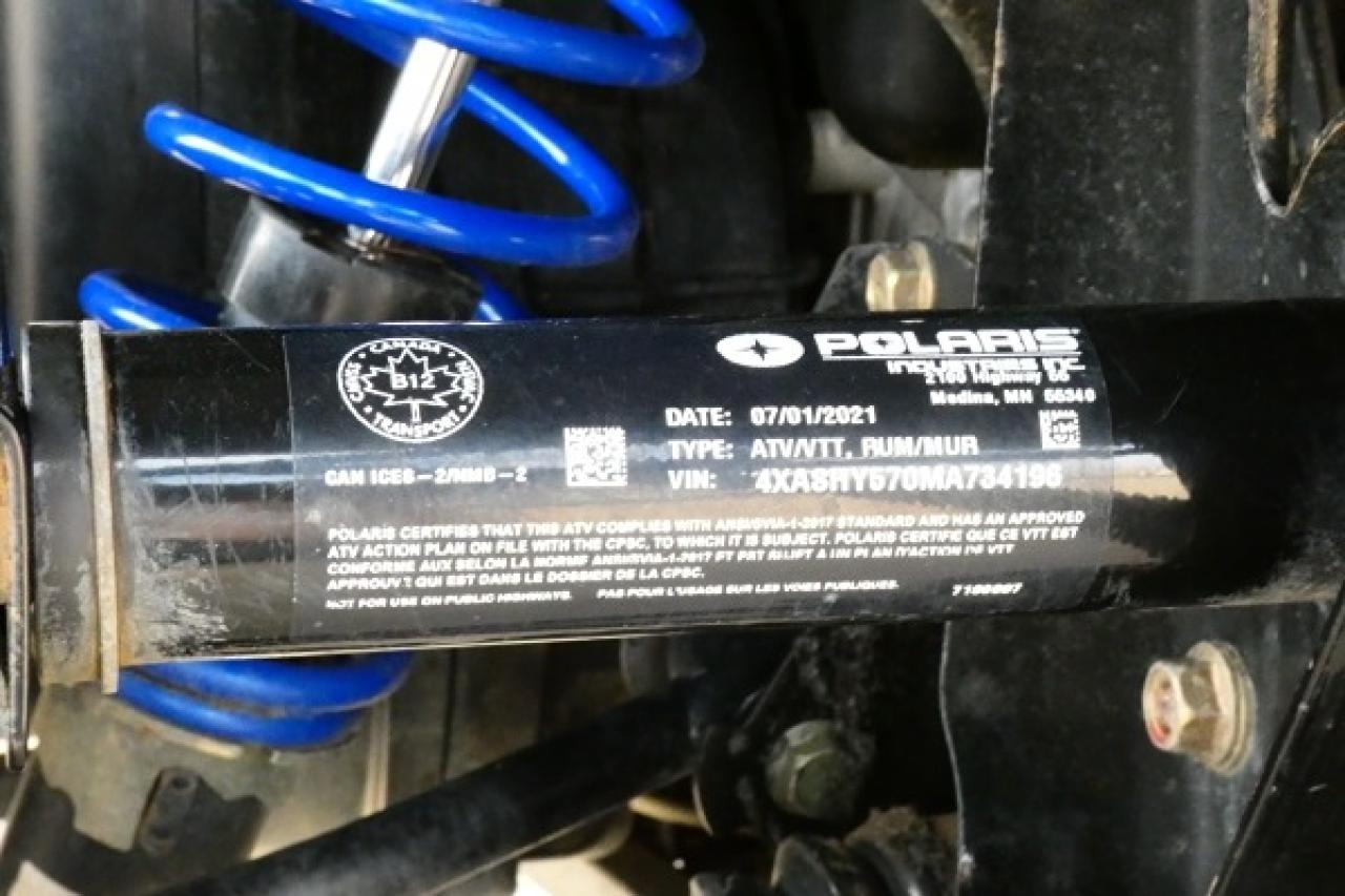 2021 Polaris Sportsman 570 Trail AWD w/ winch - Photo #22