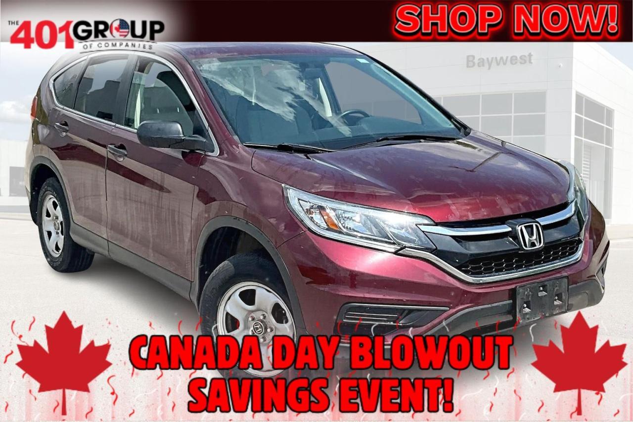 Used 2016 Honda CR-V LX for sale in Owen Sound, ON