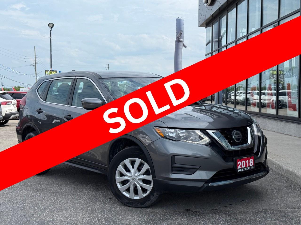 <p>Experience the 2018 Nissan Rogue S in a captivating exterior that matches its AWD drive for those who crave superior handling. With its sleek SUV body and automatic transmission, the 2.5L 4-cylinder engine makes it a perfect choice for diverse terrains and road conditions.</p><p>The exterior is carefully designed for both aesthetics and practicality, making sure you turn heads wherever you go. The interior offers comfortably heated seats, ensuring you enjoy every moment on the road, even in the brisk Canadian winters. Revel in added convenience with keyless entry, power windows, and a backup camera that adds a layer of ease when maneuvering.</p><p>Advanced technology is at your fingertips with features like Bluetooth connection, satellite radio, and smart device integration, keeping you connected without distraction. Safety is a priority with lane assist and brake assist promising peace of mind, making every trip, whether to the office or on a family outing, worry-free.</p><p>Ideal for individuals or families seeking comfort, utility, and advanced features, the 2018 Nissan Rogue S offers a reliable ride meant for your lifestyle. Connect with our dealership today to get more information and make this incredible vehicle yours.</p> <p><strong>Why Choose the Bourgeois Auto Group?</strong></p><p>For 80 years, Bourgeois Auto Group has been delivering exceptional automotive experiences. Our factor trained teams work to ensure you receive the shopping experience you deserve; whether you're looking for a new or new-to-you vehicle.</p><p>Shop 24/7 with our online showroom and chat service, ensuring convenience every step of the way. No hidden fees, full disclosure, and every pre-owned vehicle comes with a Carfax® report for peace of mind.</p><p>We offer a wide selection of pre-owned vehicles, all competitively priced using real-time market data. Get the best deal on your purchase and trade-in with our free Live Market Analysis report.</p><p>Looking to sell your car? We buy any make or modelno purchase required. Our simple to use online trade valuation tool will provide you with a clear, transparent selling experience whether you buy our car or not.</p><p>Backed by hundreds dedicated employees across 4 convenient locations, were here to meet all your automotive needs. Visit us in Midland or Parry Sound and explore our inventory or schedule your next service today.</p> <p><strong>Financing Your Next Vehicle with Bourgeois Midland Hyundai:</strong></p><p>At Bourgeois Midland Hyundai, we make financing your next vehicle simple and stress-free! Our team works with trusted lenders to find flexible options tailored to your budget. Drive away with confidenceapply today!</p><p>Take advantage of our online pre-qualification tool, backed by Equifax and TD Bank to find the payment that works for you. Simply <a href=https://www.bourgeoishyundai.com/pre-qualify-for-financing/ rel=nofollow><strong>CLICK HERE</strong></a> to use our secure online credit tool with no impact to your credit. </p>
