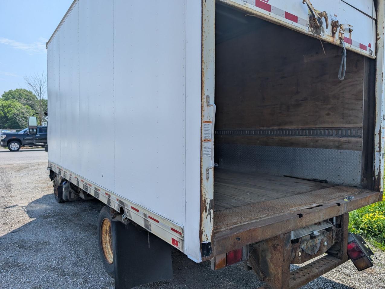 2014 Isuzu NQR 150" WB White Cab Cube Van Photo