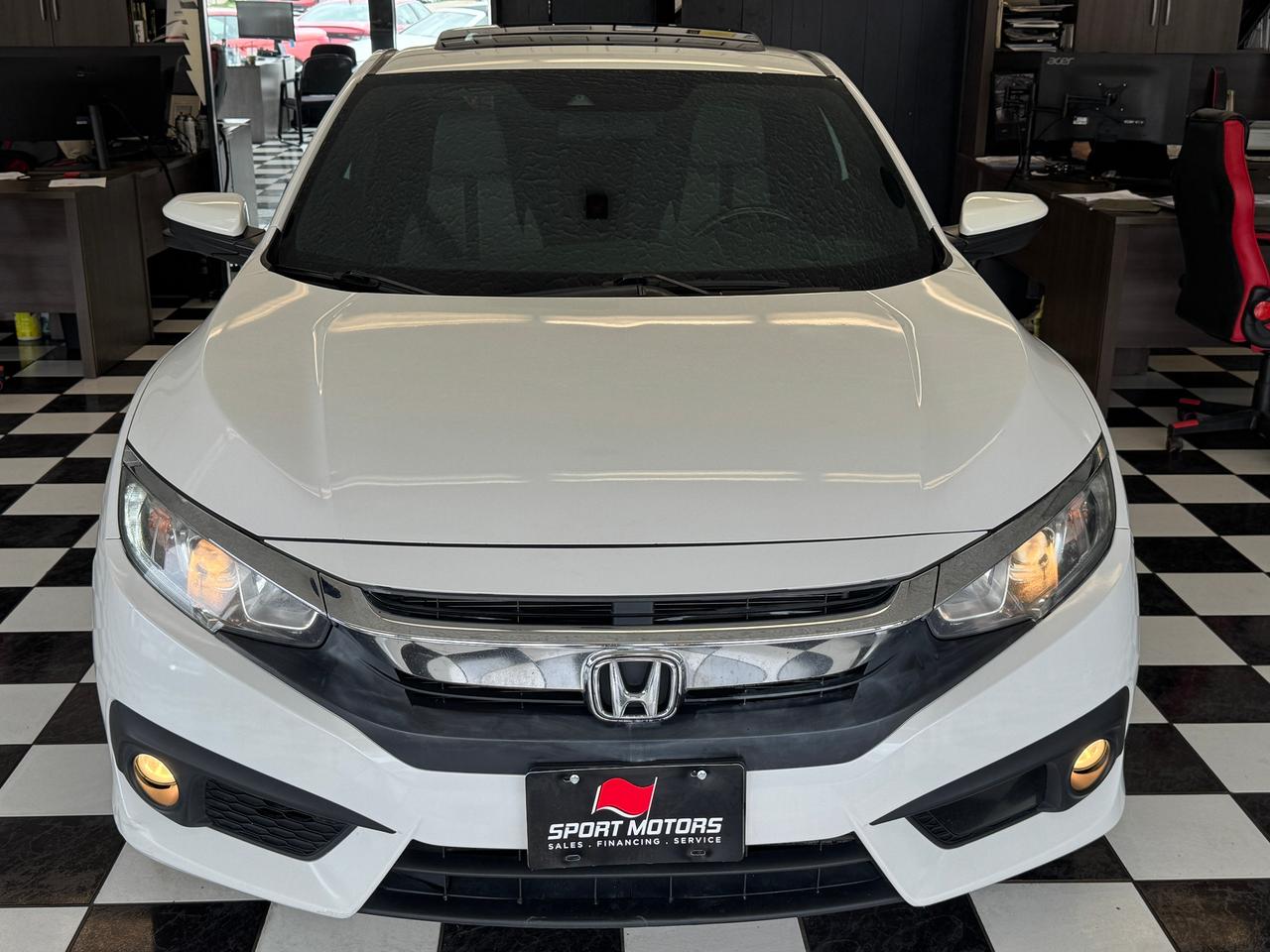 2018 Honda Civic EX-T COUPE w/Honda Sensing+Roof+CLEAN CARFAX Photo