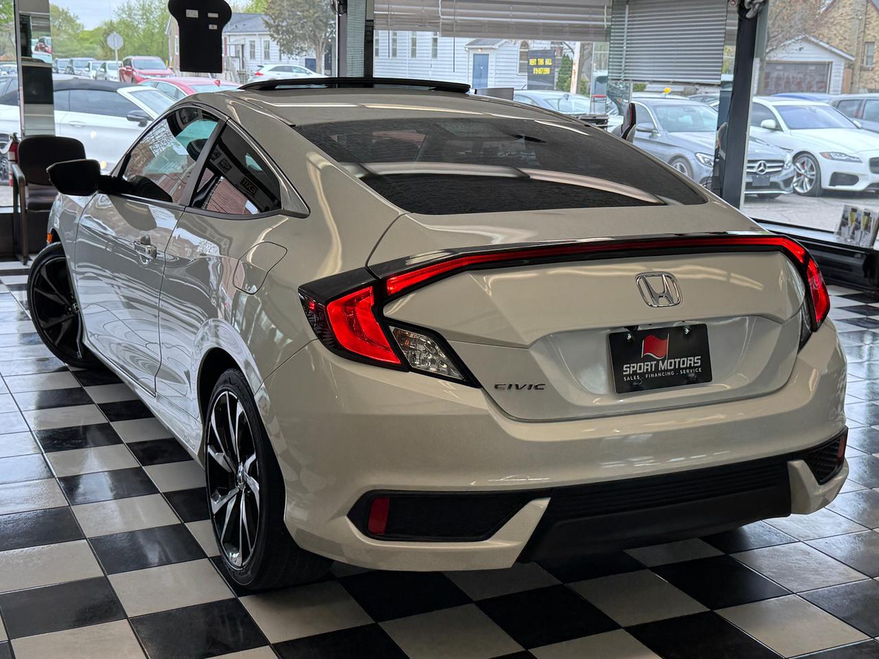 2018 Honda Civic EX-T COUPE w/Honda Sensing+Roof+CLEAN CARFAX Photo