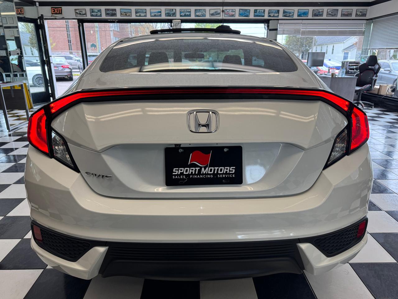 2018 Honda Civic EX-T COUPE w/Honda Sensing+Roof+CLEAN CARFAX Photo
