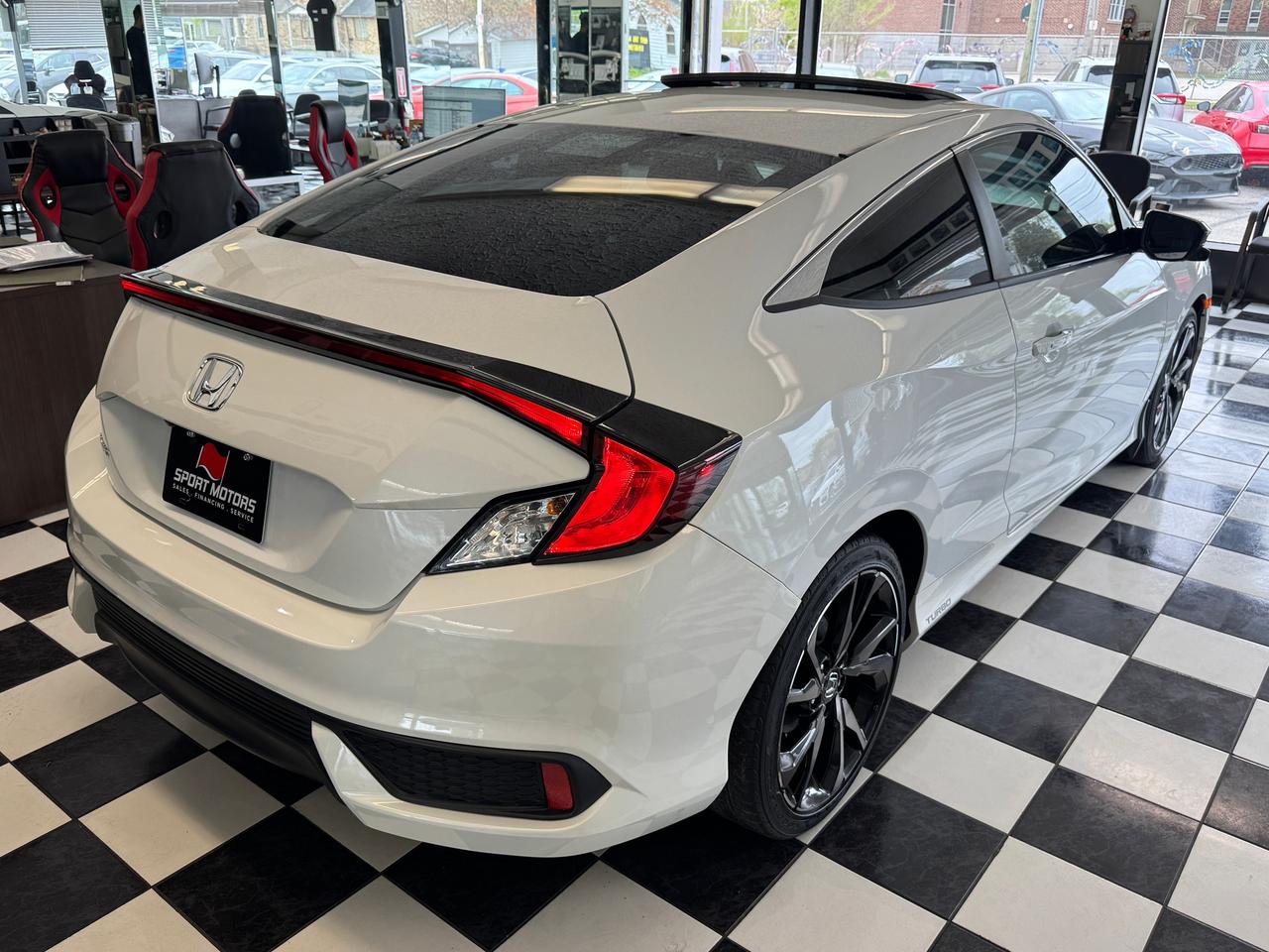 2018 Honda Civic EX-T COUPE w/Honda Sensing+Roof+CLEAN CARFAX Photo