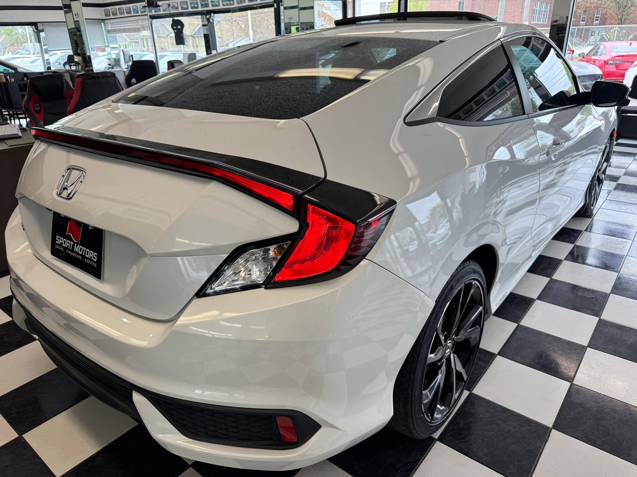 2018 Honda Civic EX-T COUPE w/Honda Sensing+Roof+CLEAN CARFAX Photo
