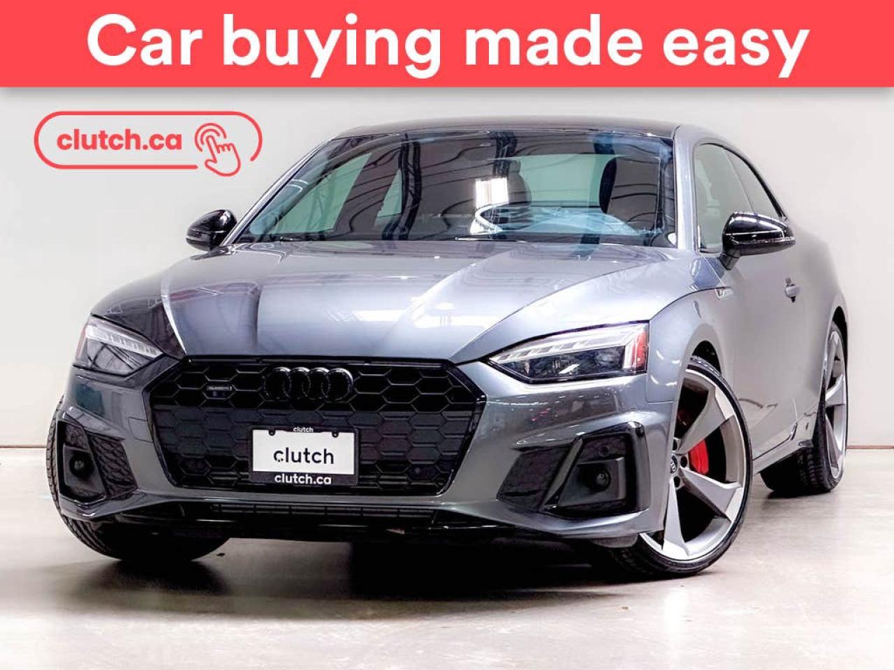 Used 2022 Audi A5 Progressiv AWD w/ Apple CarPlay, Heated Front Seats, Rearview Cam for sale in Toronto, ON