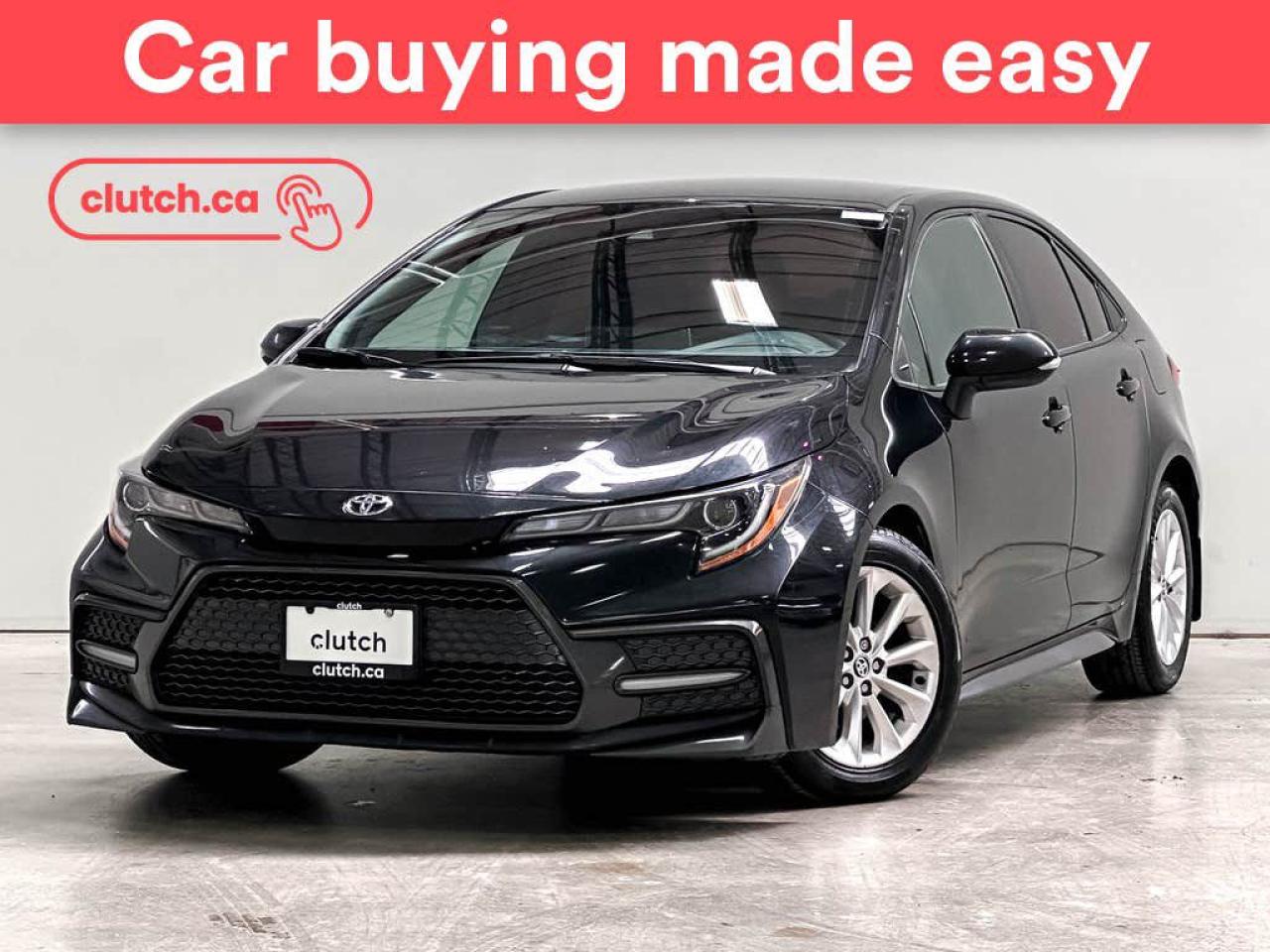 Used 2020 Toyota Corolla SE w/ Apple CarPlay, Heated Front Seats, Rearview Cam for sale in Toronto, ON